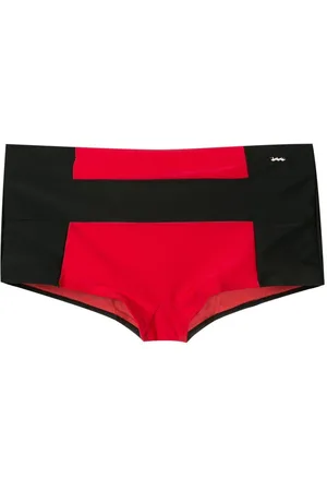 AMIR SLAMA Costume da bagno bicolore