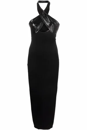Courrèges Abito midi con dettaglio cut-out