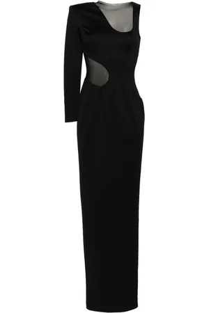 JEAN-LOUIS SABAJI Abito da sera asimmetrico con cut-out