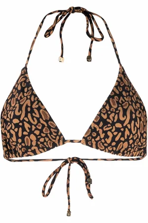 Nanushka Top bikini con stampa