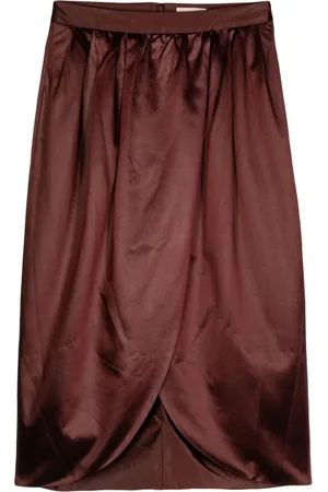 ULLA JOHNSON Gonna midi con piega