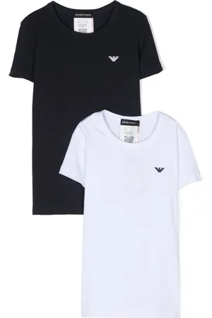 Emporio Armani Set di 2 T-shirt con ricamo