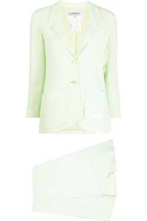 CHANEL Tailleur monopetto con gonna 1994