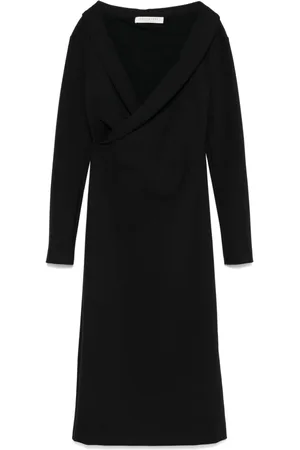 Serafini Abito midi con spalle scoperte