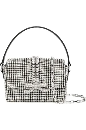 Borsa a spalla mini con strass