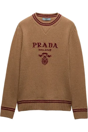 Prada Maglione con bordo a righe