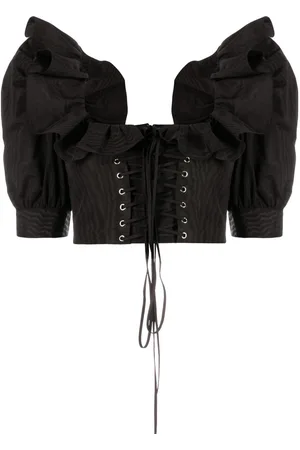 Alessandra Rich Blusa con ruches