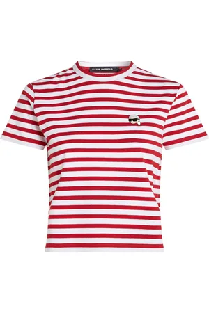 Karl Lagerfeld T-shirt Ikon a righe