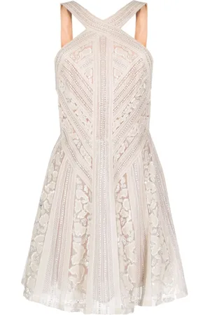Elie saab Bead-embellished silk dress