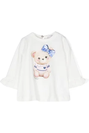 MONNALISA T-shirt con stampa Teddy Bear