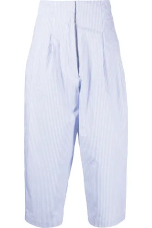 JEJIA Pantaloni crop Sophie a righe