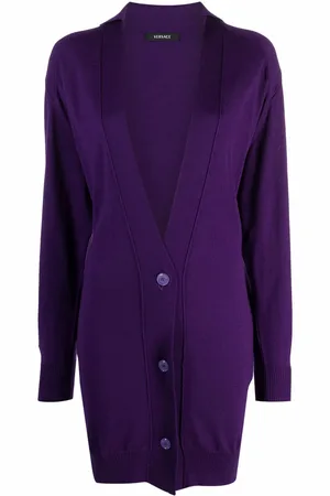VERSACE Cardigan con scollo a V anni 