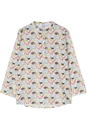 SIOLA Top Henley con stampa