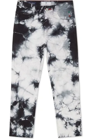 Philipp Plein Jeans con fantasia tie dye