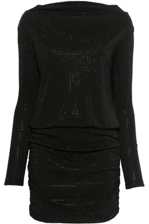 VERSACE Abito corto con strass