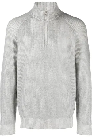 Brunello Cucinelli Maglione a collo alto con zip