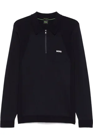 HUGO BOSS Polo con logo gommato