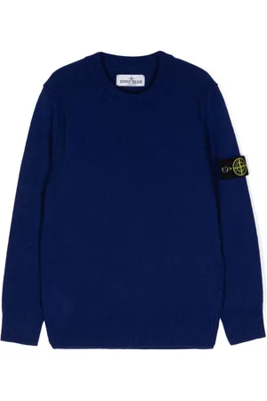 Stone Island Maglione girocollo con applicazione Compass