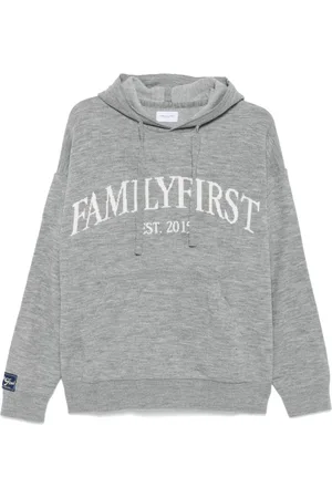 Family First Felpa con logo jacquard
