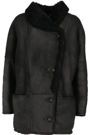 A.N.G.E.L.O. Vintage Cult Cappotto con bordo in shearling Pre-owned anni 