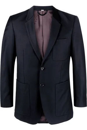 Burberry Blazer monopetto con revers a lancia anni 2000