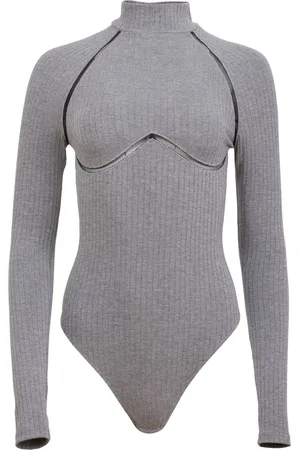 FLEUR DU MAL Body con orli a coste