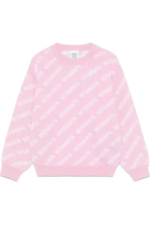 Vetements Maglione con logo jacquard
