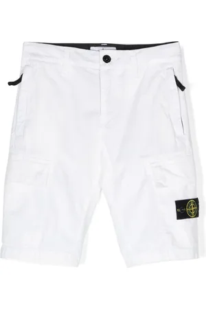 Stone Island Cargo corti con applicazione Compass