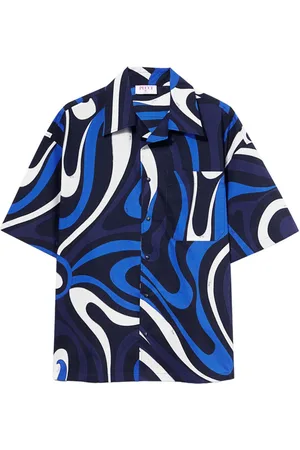 Puccini Camicia con stampa Marmo