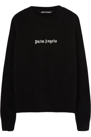 Palm Angels Maglione girocollo con ricamo