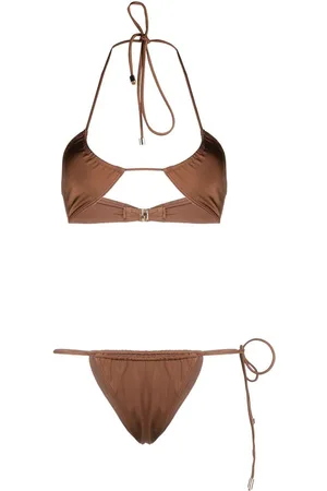 Manokhi Bikini con allacciatura al collo