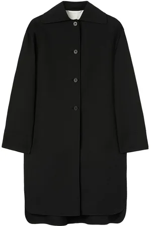 Jil Sander Cappotto con bordo asimmetrico