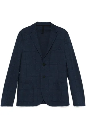 Harris Wharf London Blazer in pied-de-poule