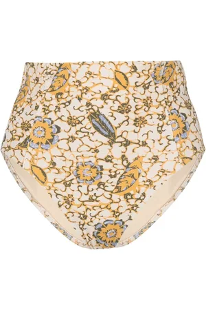 ULLA JOHNSON Slip bikini Zahara con stampa