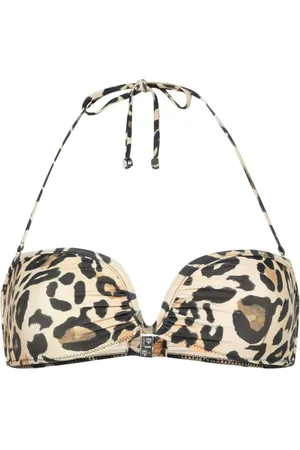 Nanushka Top bikini con stampa
