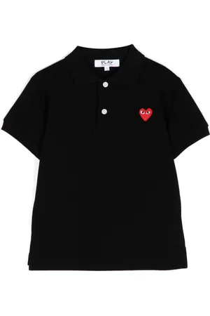 Comme des Garçons Polo con ricamo