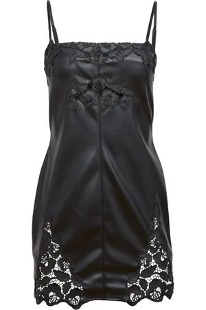 FLEUR DU MAL Abito corto in pelle vegan