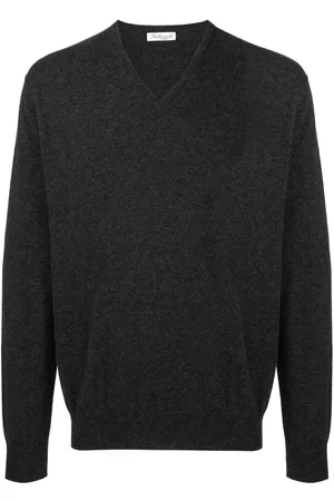 LEATHERSMITH OF LONDON Maglione con scollo a V