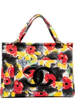 CHANEL Borsa tote Chanel Graffiti grande trapuntata 1997