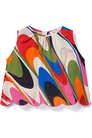 PUCCI Junior Blusa con stampa Onde