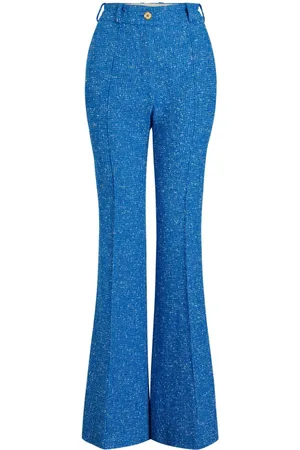 Patou Pantaloni svasati in tweed