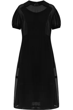Comme des Garçons Abito midi semi trasparente