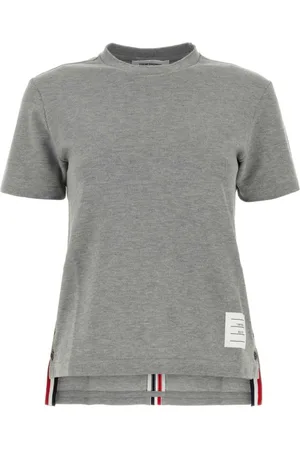 Thom Browne T-shirt con dettaglio a righe