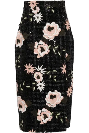 Elie saab Gonna con ricamo