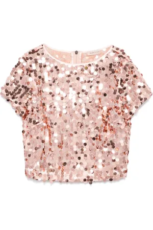 BLANCA Top con paillettes