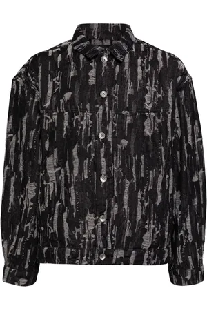 FIVE CM Giacca denim con effetto vissuto