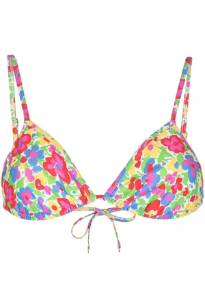 FAITHFULL THE BRAND Top bikini Izzy a fiori