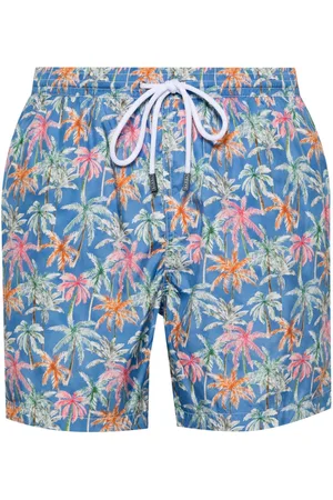 BARBA Costume da bagno con stampa palm tree