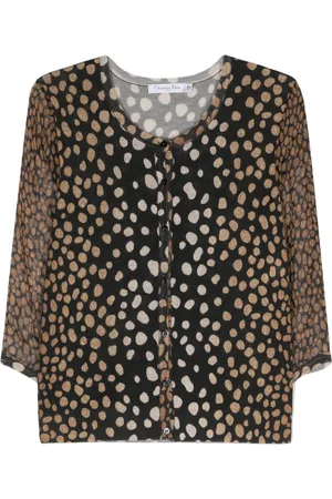 Dior Cardigan leopardato anni 2000