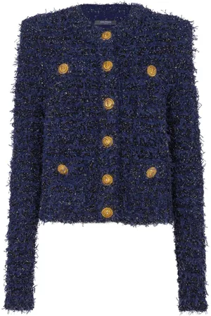 Balmain Giacca in tweed con bottoni